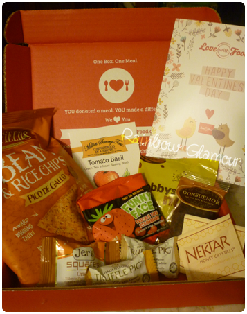 Love With Food - February 2013 Box Theme: Sweet and Spicy Valentine's Day