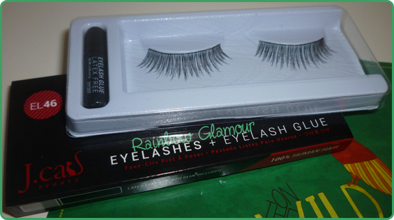 Eyelashes in EL46 & Eyelash Glue by J.Cat Beauty